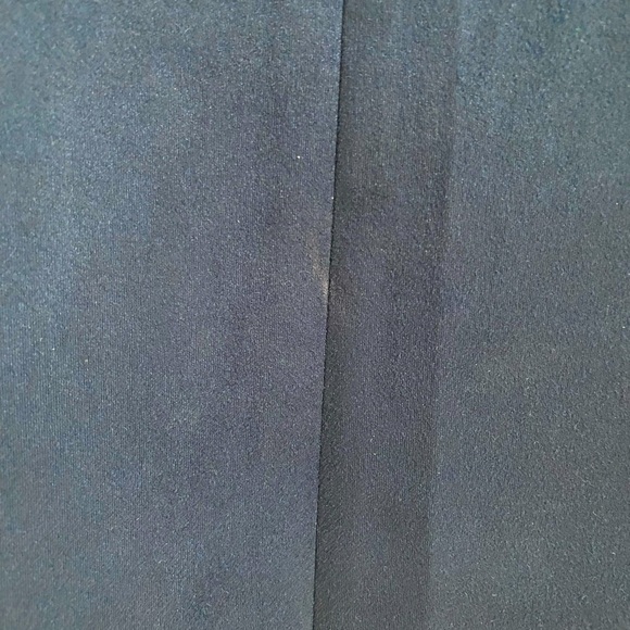 Rare Suede Turkish Designer Dress - sz 38 - peacock blue - Picture 4 of 5